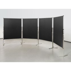 UniPin2 MC-B anslagstavla: gr aluminiumram / platt i svart skum