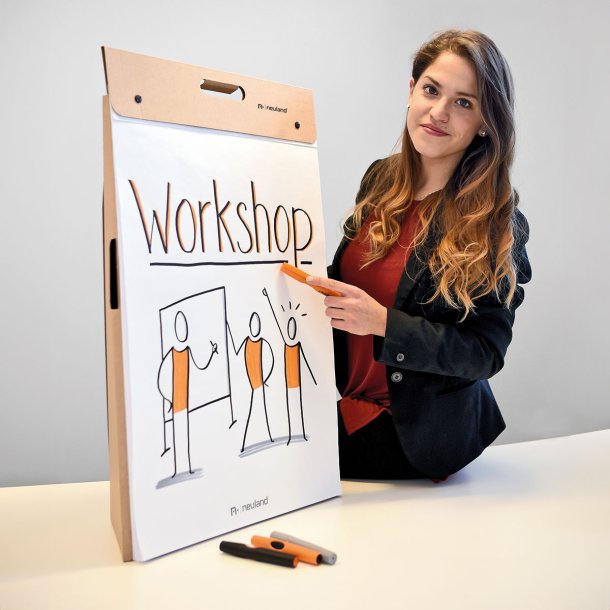 Bordmodell bldderblock i papp - FlipChart Pad