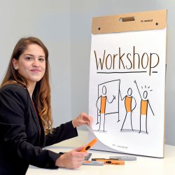 Bordmodell bldderblock i papp - FlipChart Pad