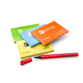 Estatics M i bundt med 4 flotte farver og 1 EstaticOne 