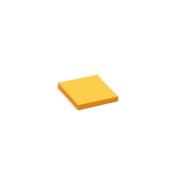 100 Stick-It firkantede X-tra-kort, gul