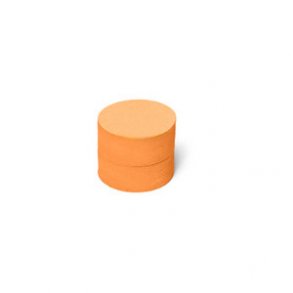 Sm cirkelkort, 500 stycken, 9,5 cm, orangea