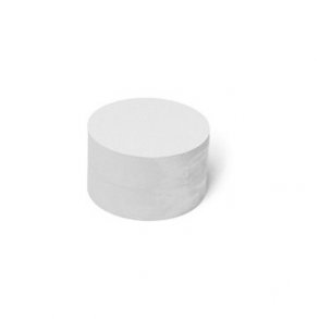 Medium cirkelkort 14 cm, 500 stycken, vita