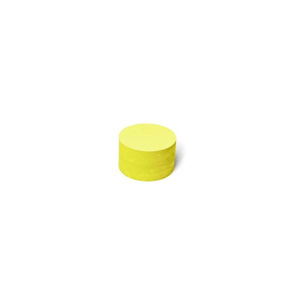Medium cirkel kort 14 cm, 500 styk, gule