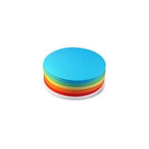 Medium cirkelkort 14 cm, 250 stycken, olika frger