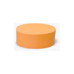 Ovala kort, 11 x 19 cm, 500 stycken, orangea