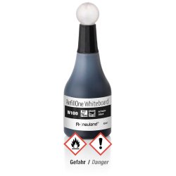 Whiteboard blk 45 ml alkoholbaseret refill fra Neuland