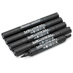 Neuland TwinOne, kil- och penselspets: 5 stycken i set