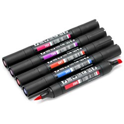 Neuland TwinOne, kil- och penselspets: 5 stycken i set