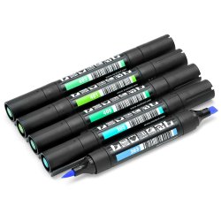 Neuland TwinOne, kil- och penselspets: 5 stycken i set