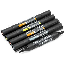 Neuland TwinOne, kil- och penselspets: 5 stycken i set