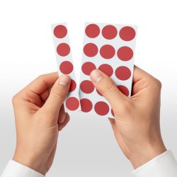 Voting prickar, d 20 mm, 1000 stycken i frgerna rd, bl, grn och orange