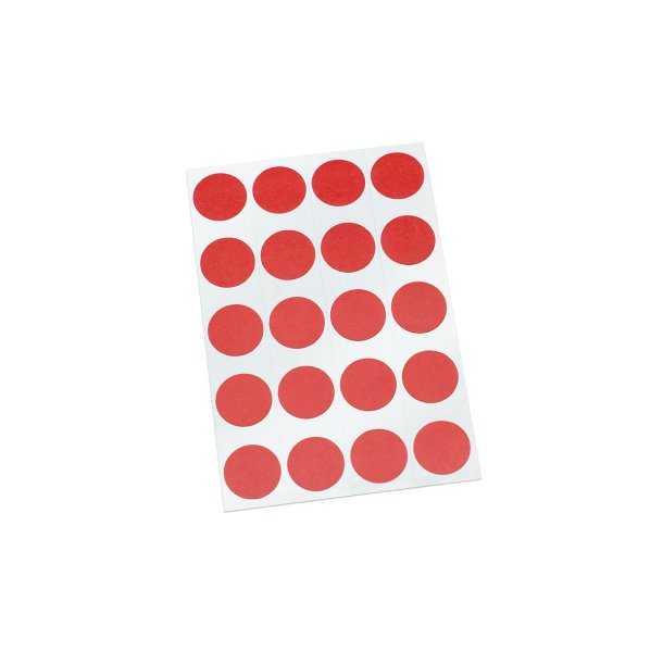 Voting dots, d 20 mm, 1000 styk, Rde