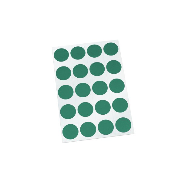 Voting dots, d 20 mm, 1000 styk, Grn