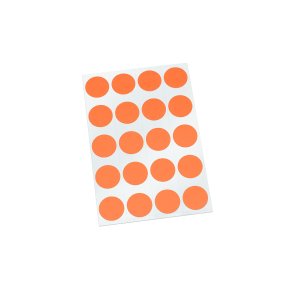 Voting dots, d 20 mm, 1000 styk, Orange