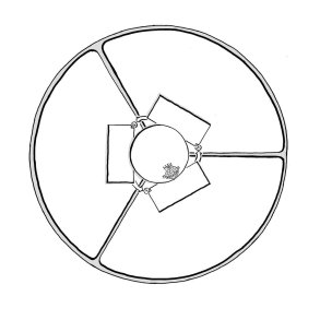 World Cafe runde papirduge - 20 styk