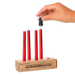 Neuland FineOne Estatics, rund spets 1 mm, P100 svart